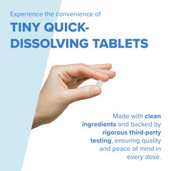 Superior Source Triple K dissolving tablet close-up for quick daily immune and calcium support.