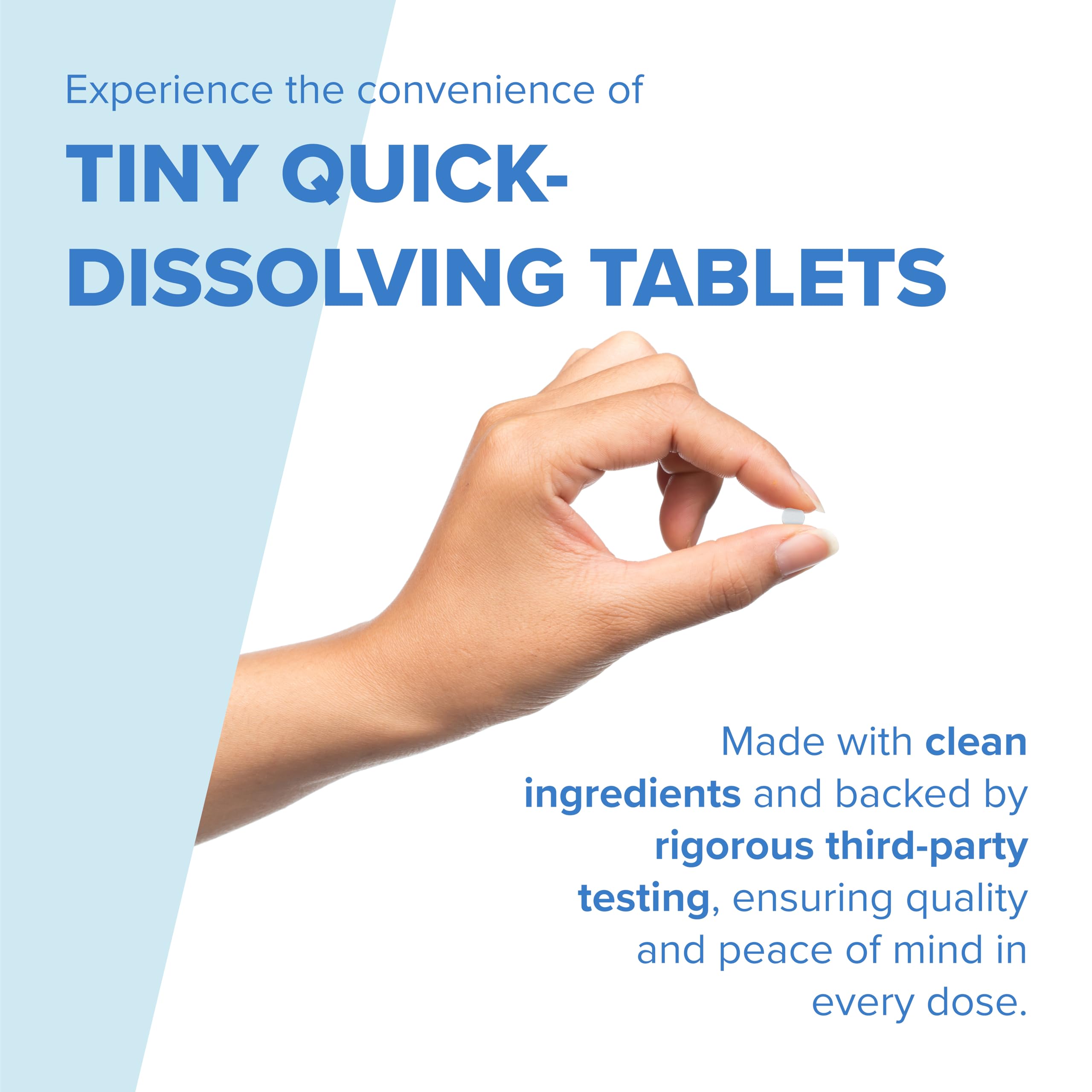 Superior Source Vitamin K2 MK-7 sublingual tablets quickly dissolve for convenient use.