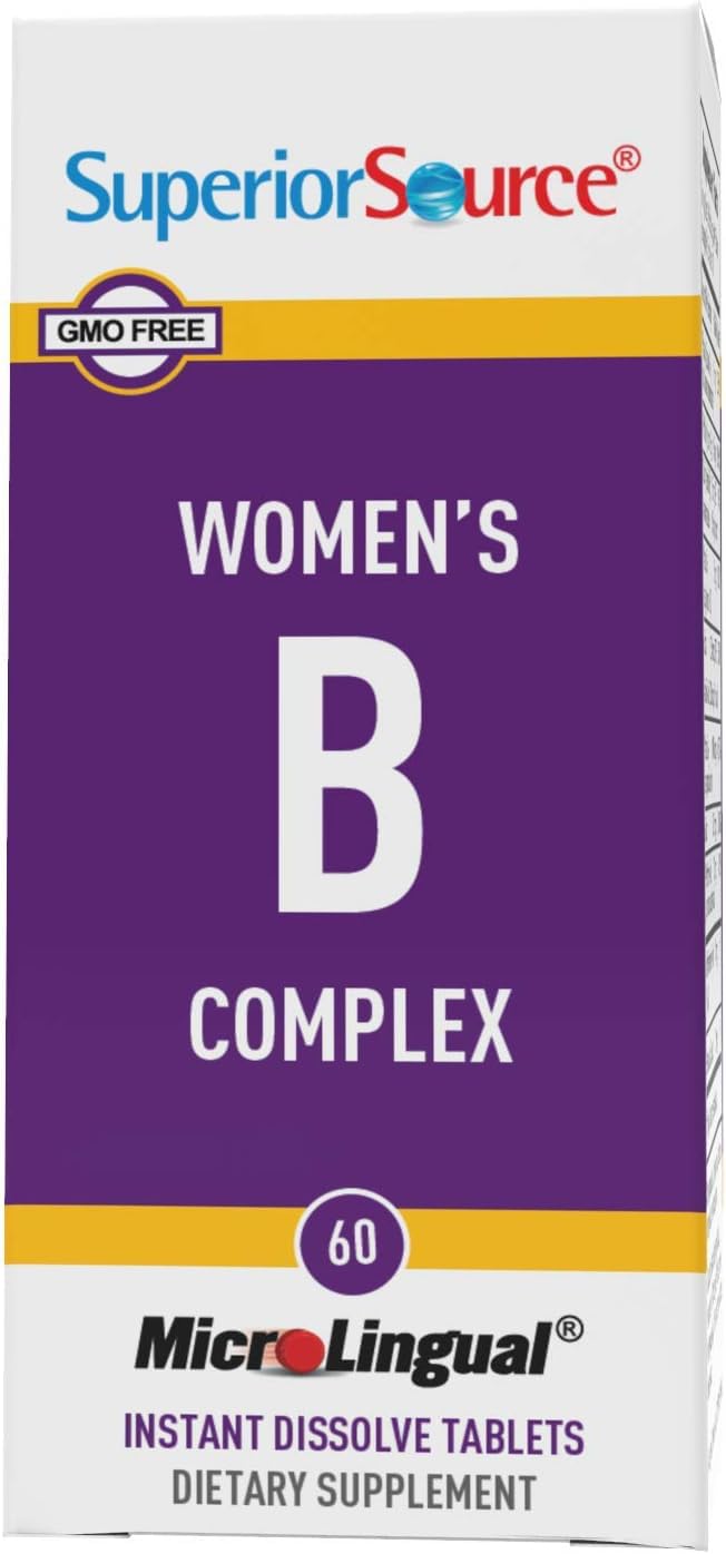 Superior Source Women’s B Complex heart-health illustration suggests cardiovascular wellness support.