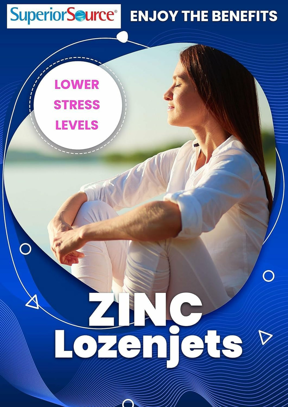 Person taking zinc lozenjets as part of daily routine
