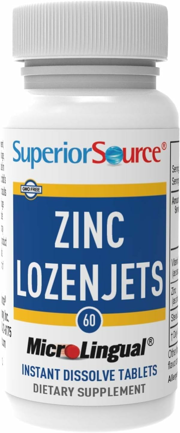 Packaging closeup highlighting 15 mg vitamin C and 5 mg zinc per serving