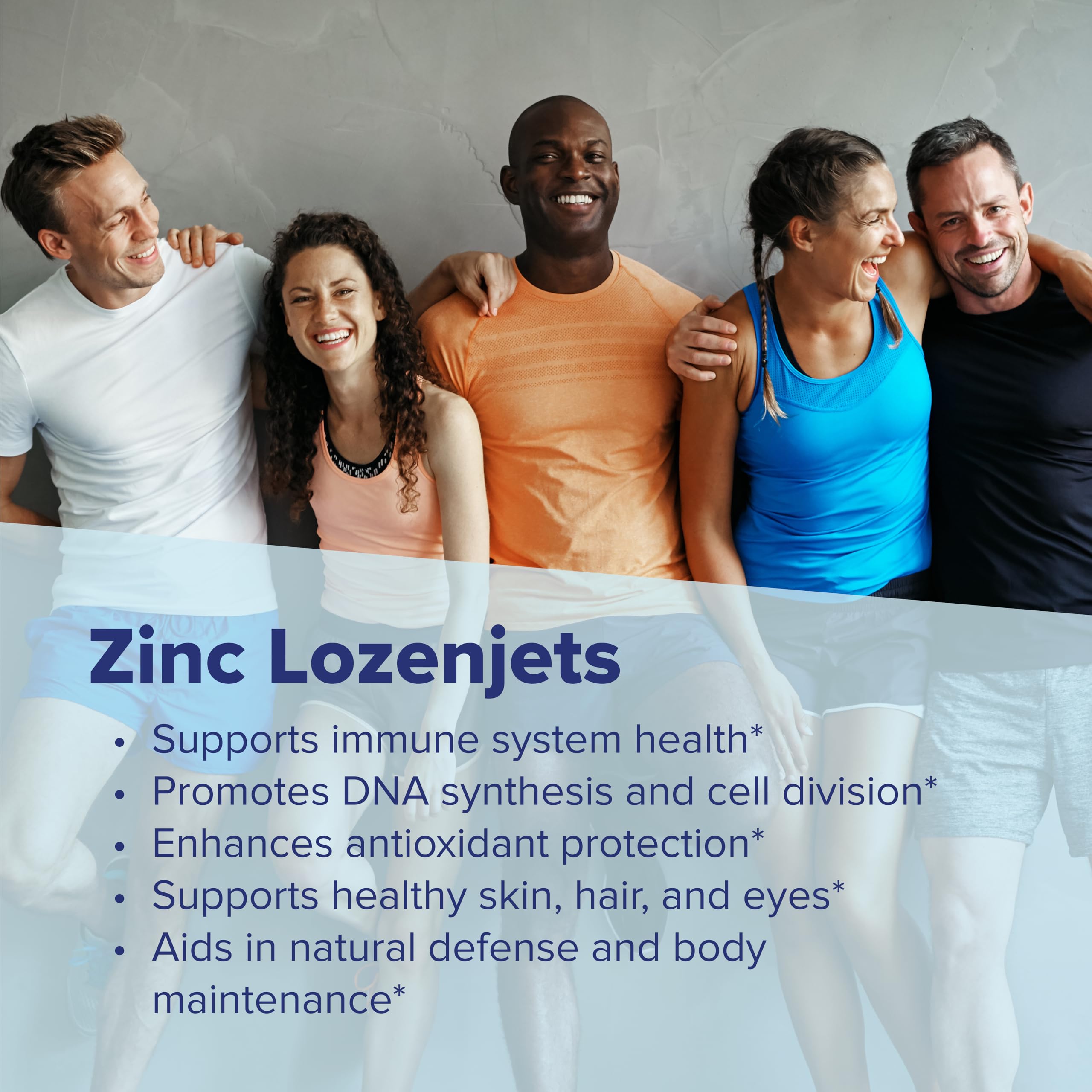 Superior Source Zinc Lozenjets microLingual tablet suggests senior-friendly, easy usage