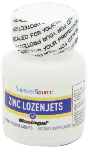 Superior Source Zinc Lozenjets vitamin C graphic emphasizes immune support