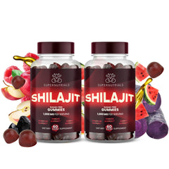 SUPERNUTRIALS Shilajit Gummies hero bottle showing daily energy support