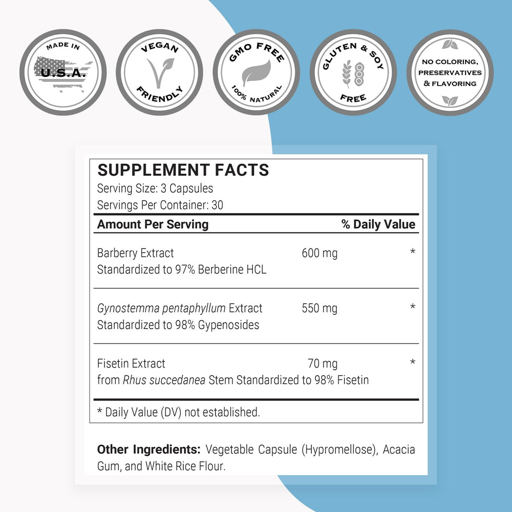 Supersmart AMPK Booster packaging box conveys trust and science-backed care