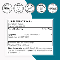 Supersmart bottle nutrition facts panel shows vegan-friendly ingredients.
