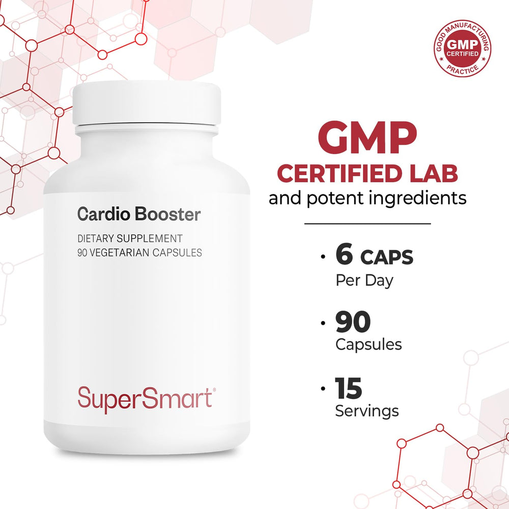 Supersmart Cardio Booster potassium citrate section highlights mineral support.