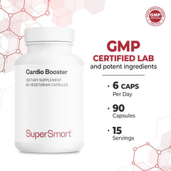 Supersmart Cardio Booster potassium citrate section highlights mineral support.