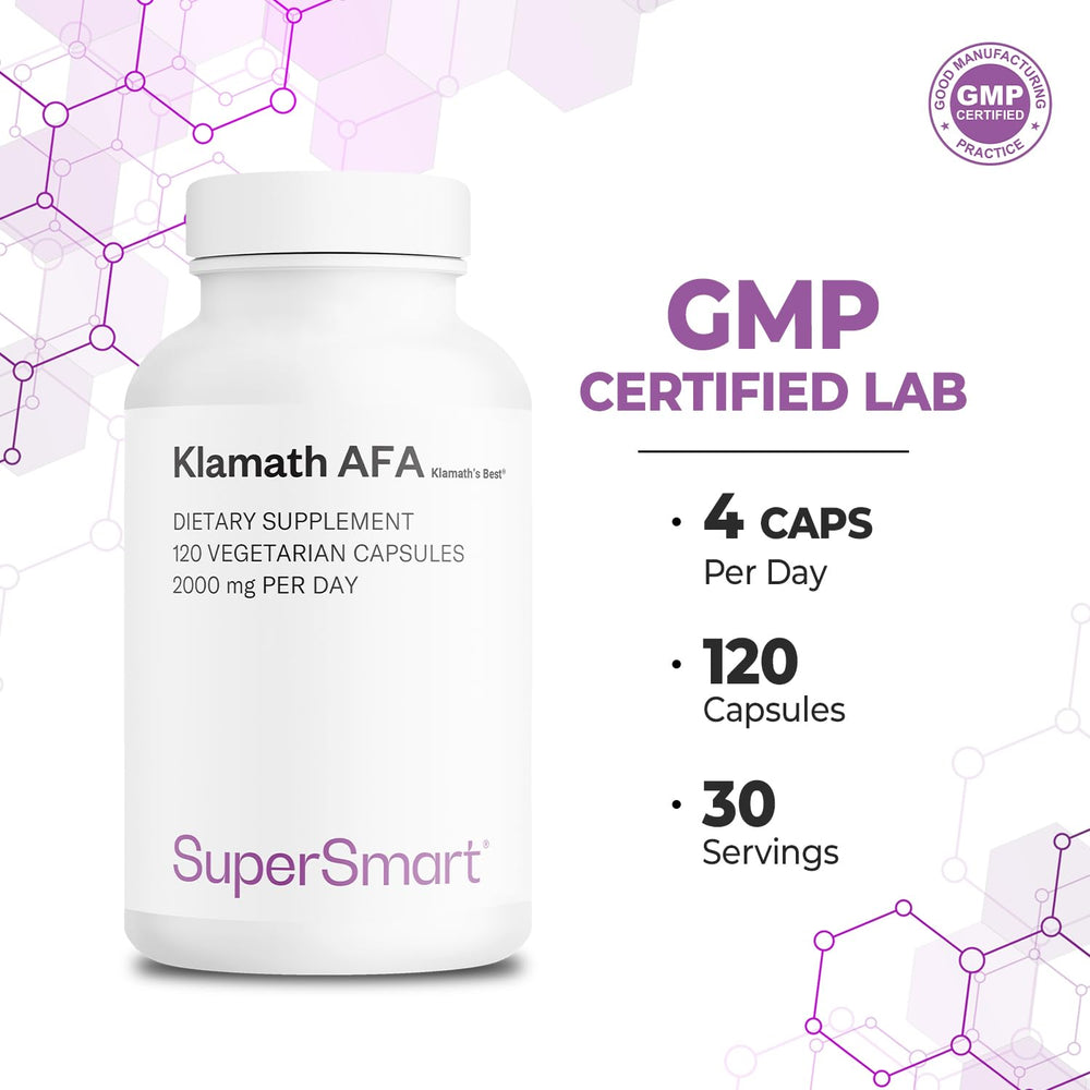 Supersmart daily dose: four capsules taken in the morning.