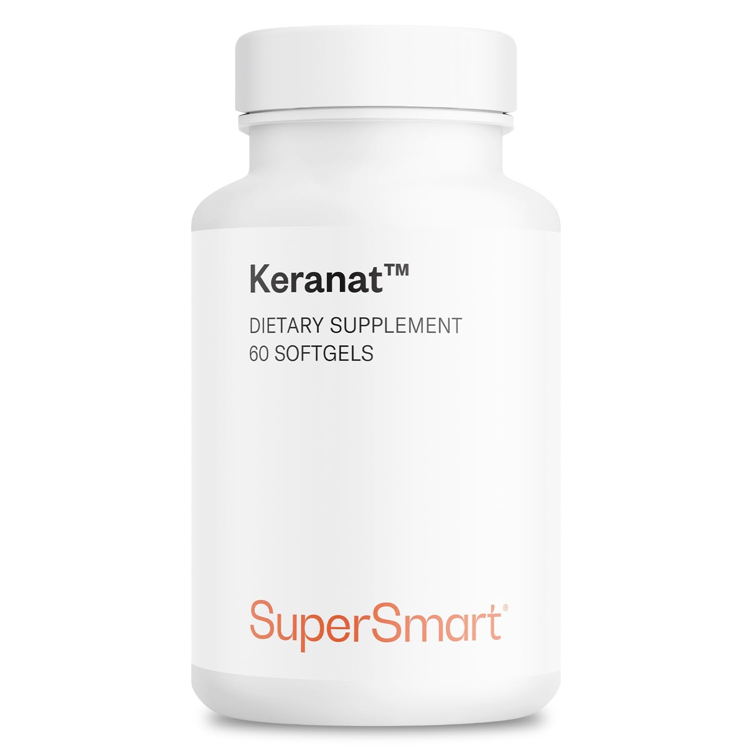Supersmart Keranat bottle front view for daily hair support