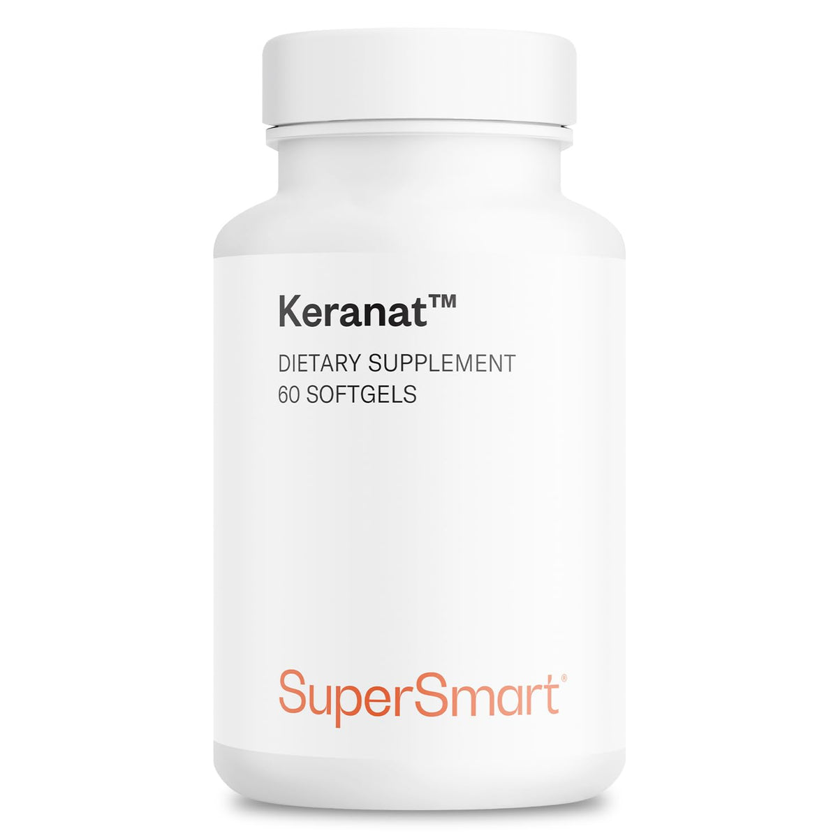 Supersmart Keranat bottle front view for daily hair support