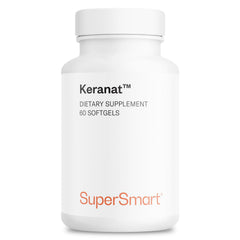 Supersmart Keranat bottle front view for daily hair support