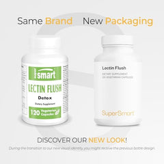 Supersmart Lectin Flush ingredients close-up highlighting NAG and L-glutamine.