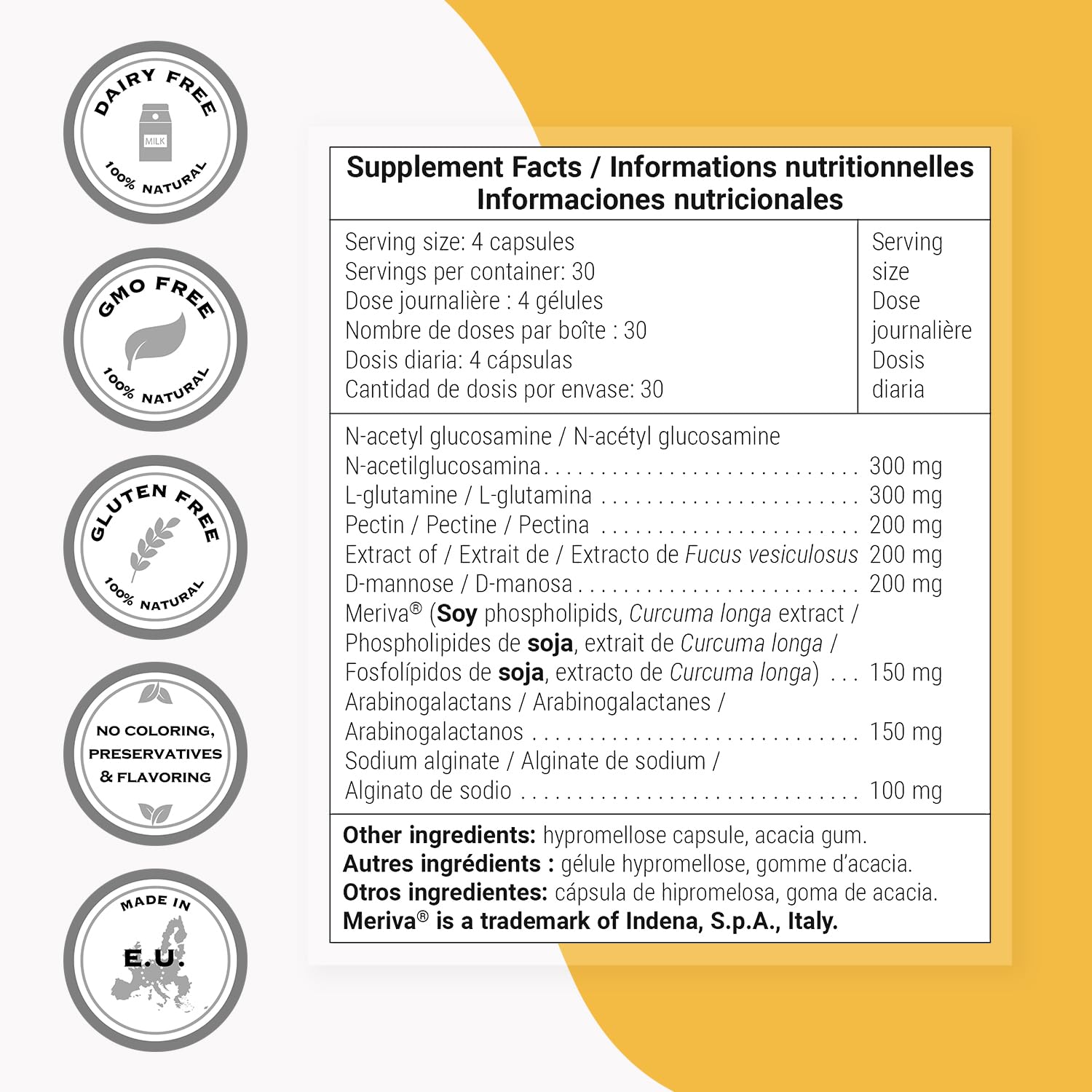 Supersmart Lectin Flush label detail with gluten-free and non-GMO badges.