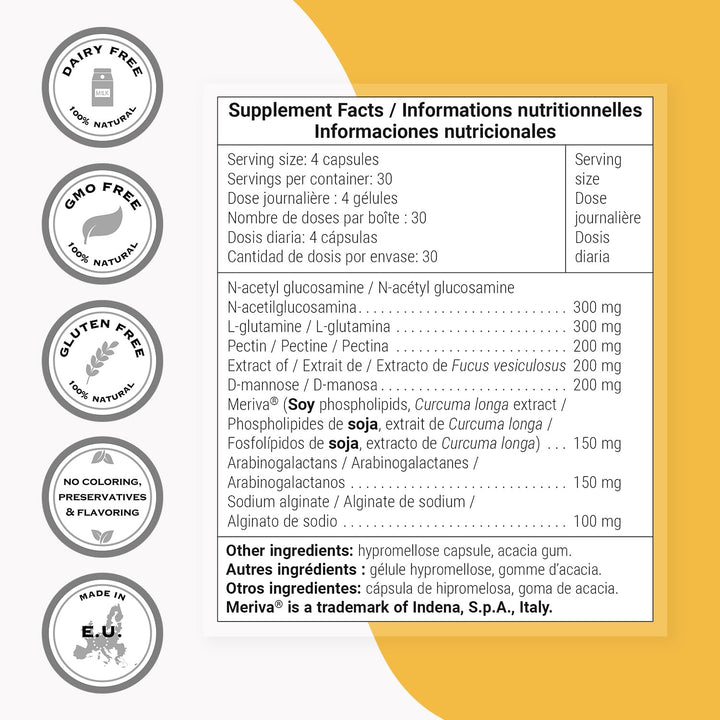 Supersmart Lectin Flush label detail with gluten-free and non-GMO badges.