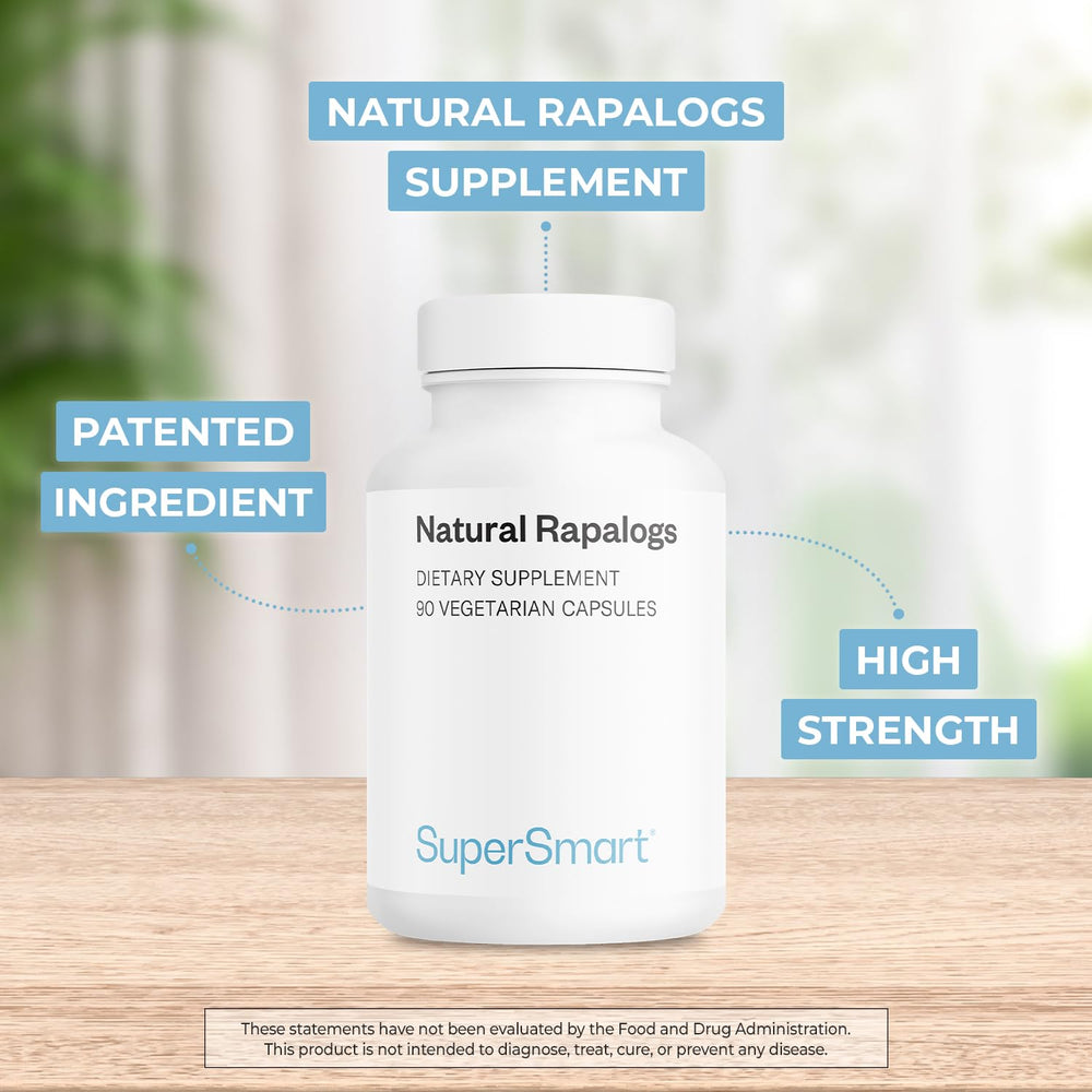 Supersmart Natural Rapalogs EGCG bottle highlighting antioxidant support
