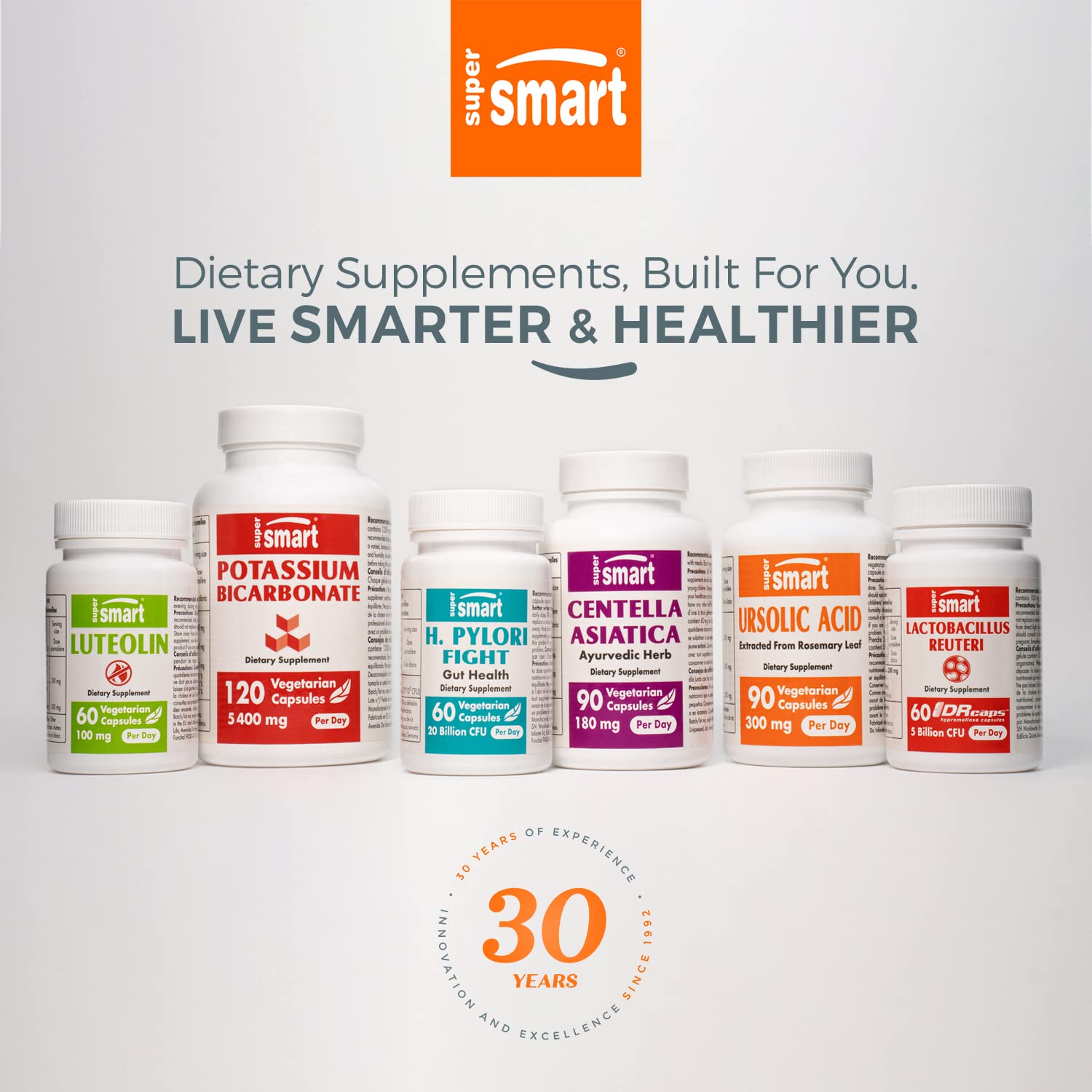 Serving concept with capsules aligned for daily usage.