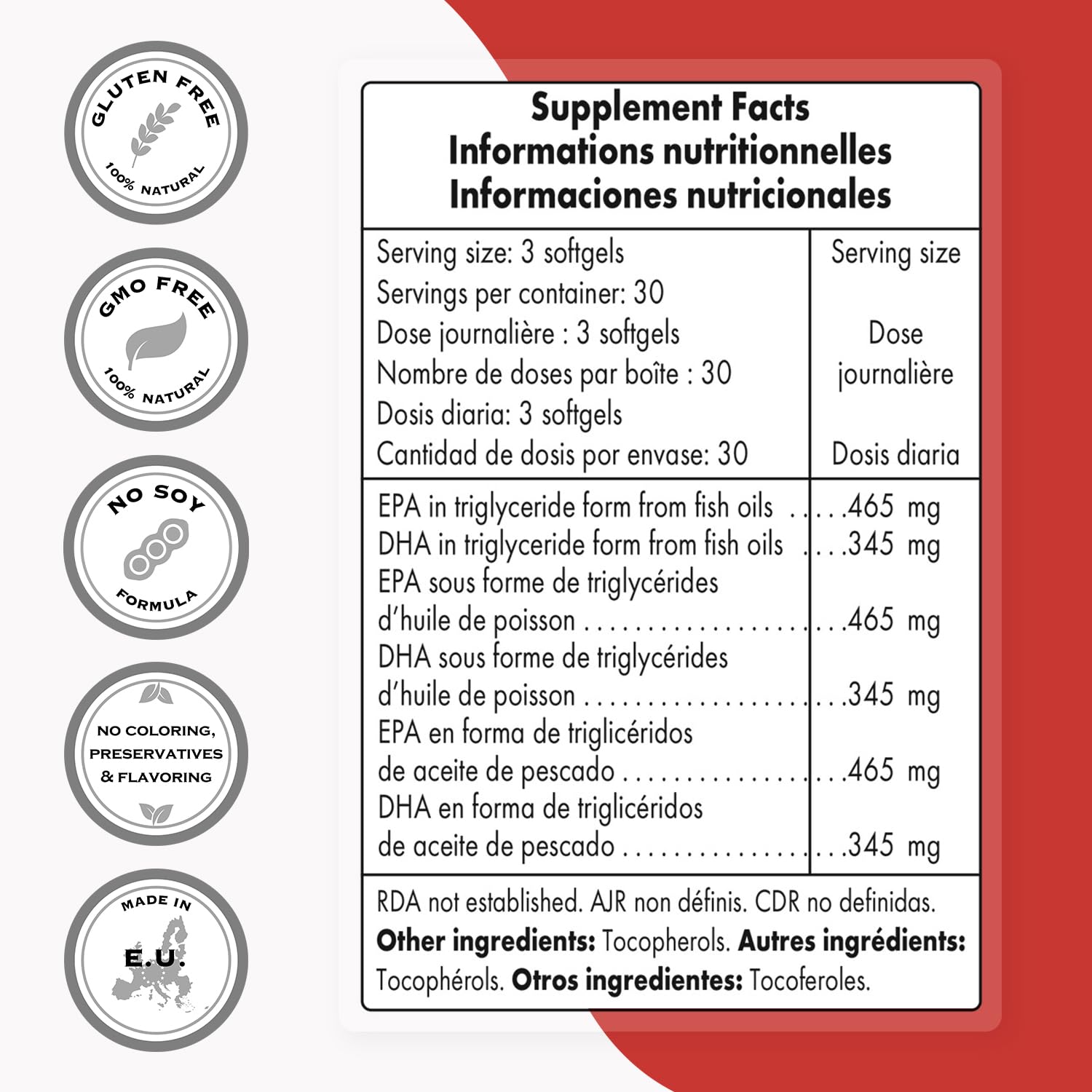 Bottle pouring Supersmart Omega 3 softgels for daily intake