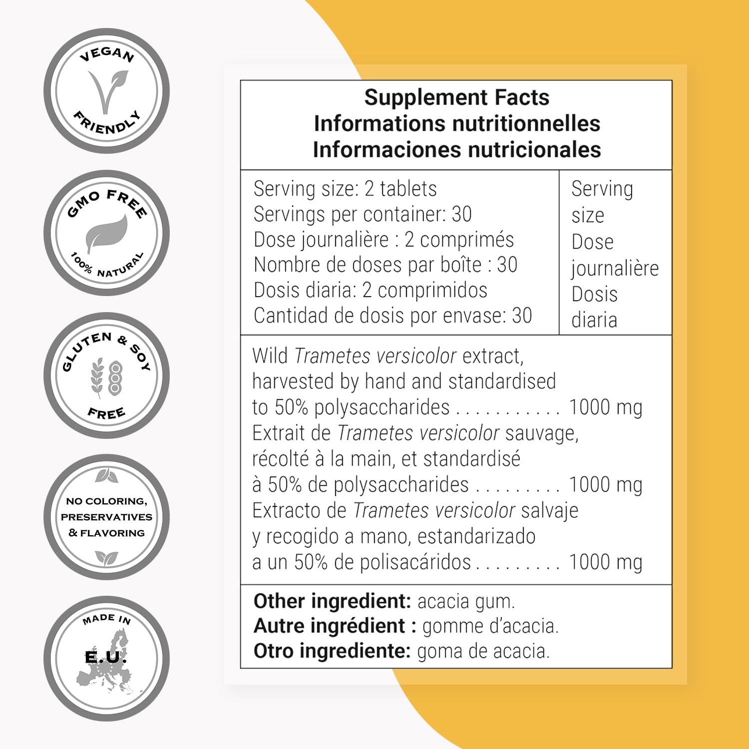 Supersmart turkey tail label and packaging highlight organic origin.