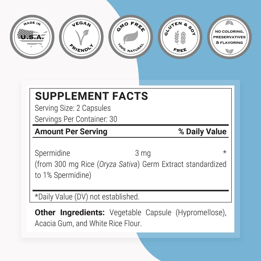 Supersmart vegetarian-friendly packaging sign highlights plant-based capsules.