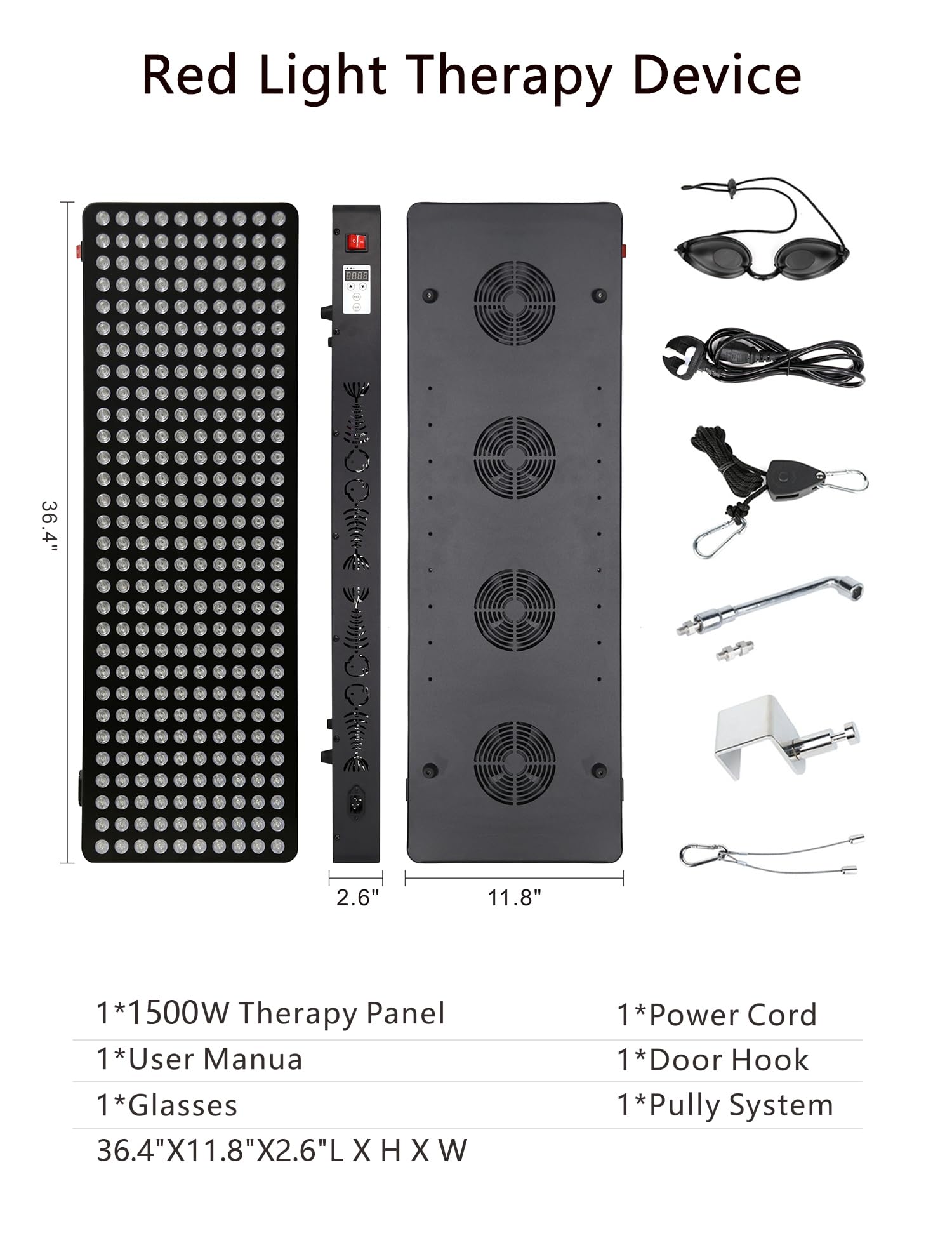 Supersred user relaxing under panel during at-home therapy session.