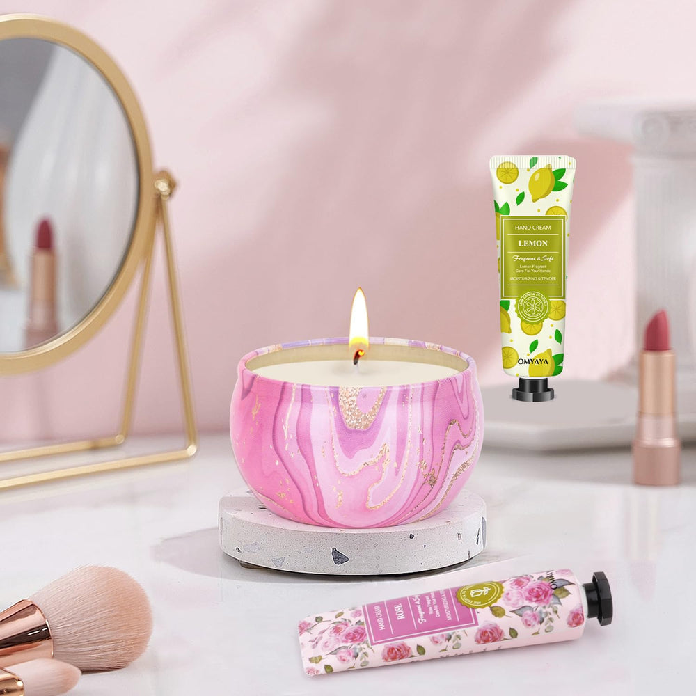 SUPERSUN sage and sea salt candle creates calm evenings.
