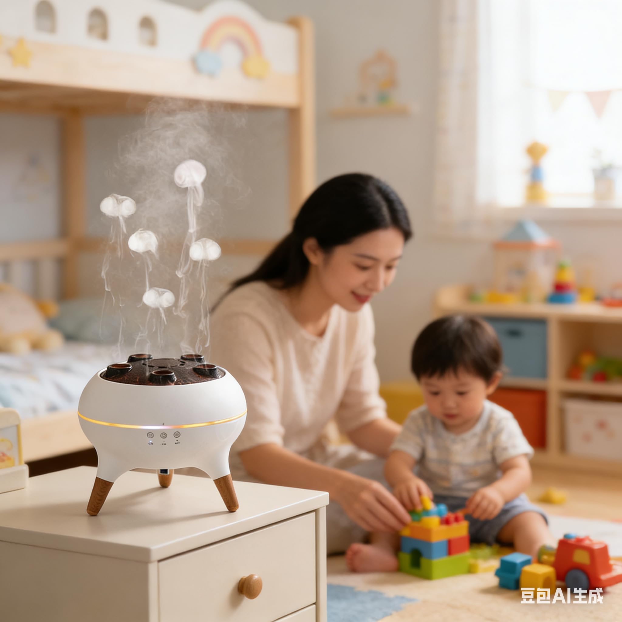 SUPNOVA Jellyfish Diffuser 4H/8H timer schedules fragrance