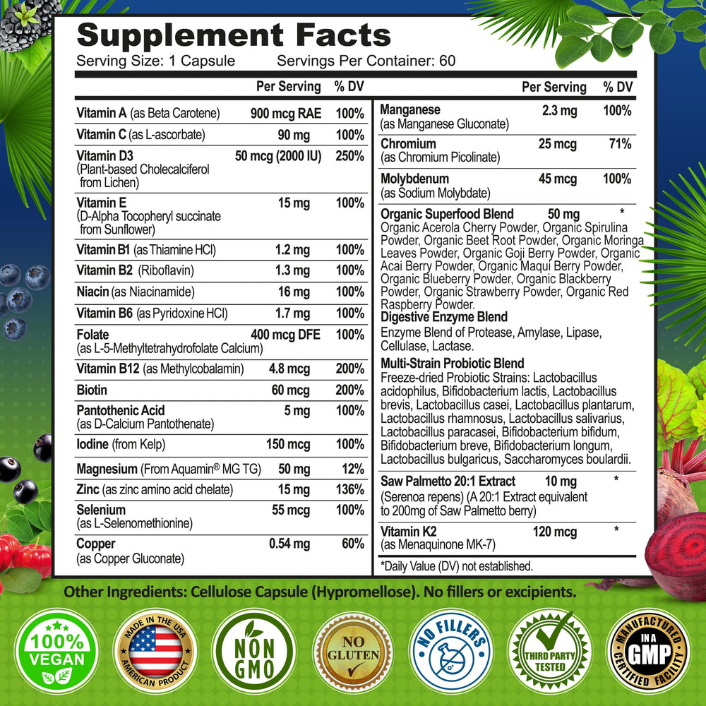 SUPPLEMENTS STUDIO Made in USA facility badge signaling quality and strict standards.