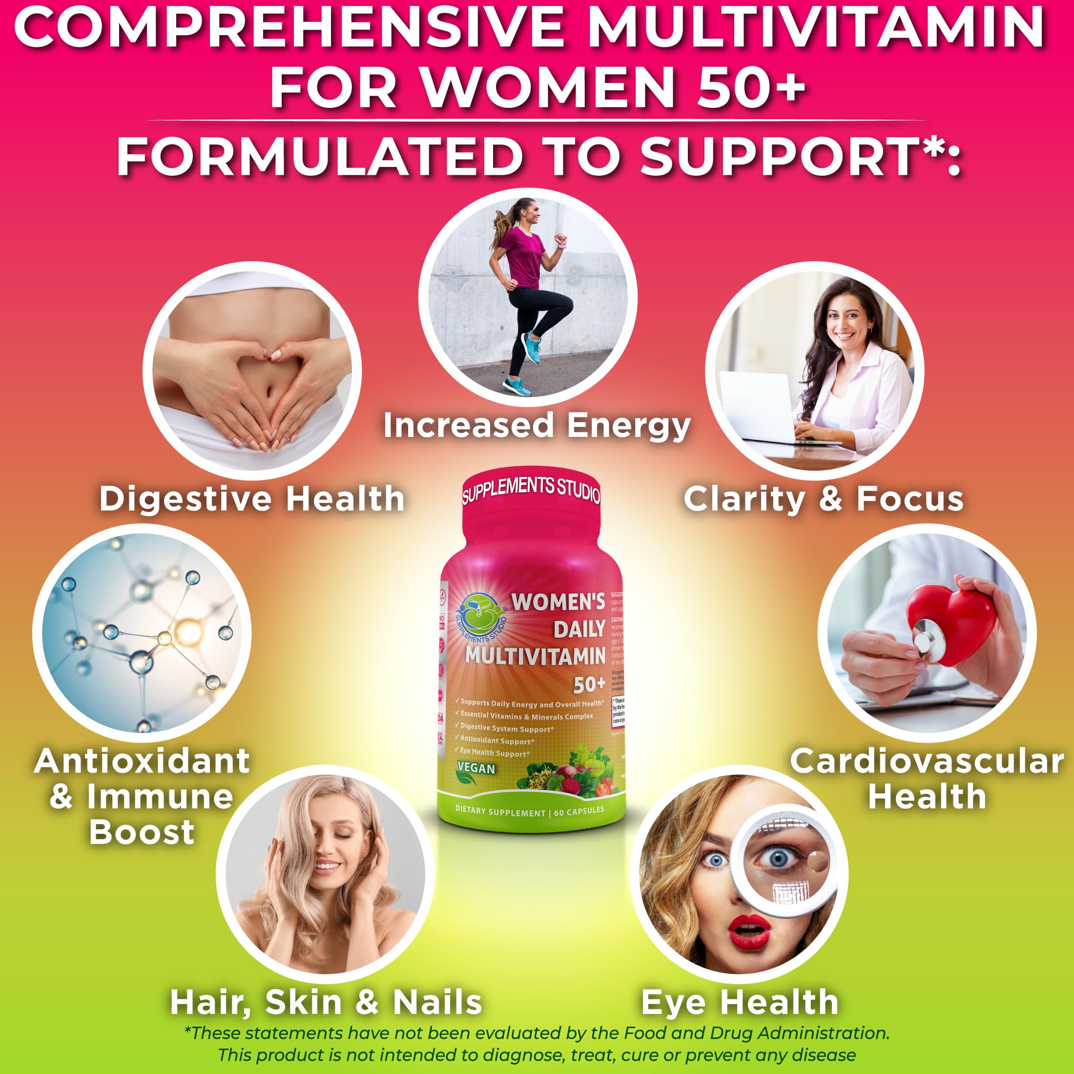 SUPPLEMENTS STUDIO vegan superfoods mix with nutrient-dense greens.