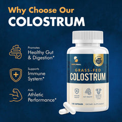 Suppliminal Grass-Fed Colostrum Bottle: natural source of nutrients for everyday wellness