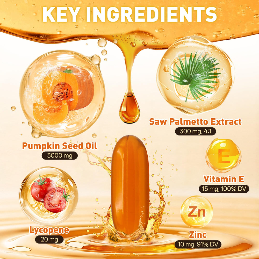 SUPRANOURISH label ingredients showcases lycopene, zinc, and vitamin E in the blend.