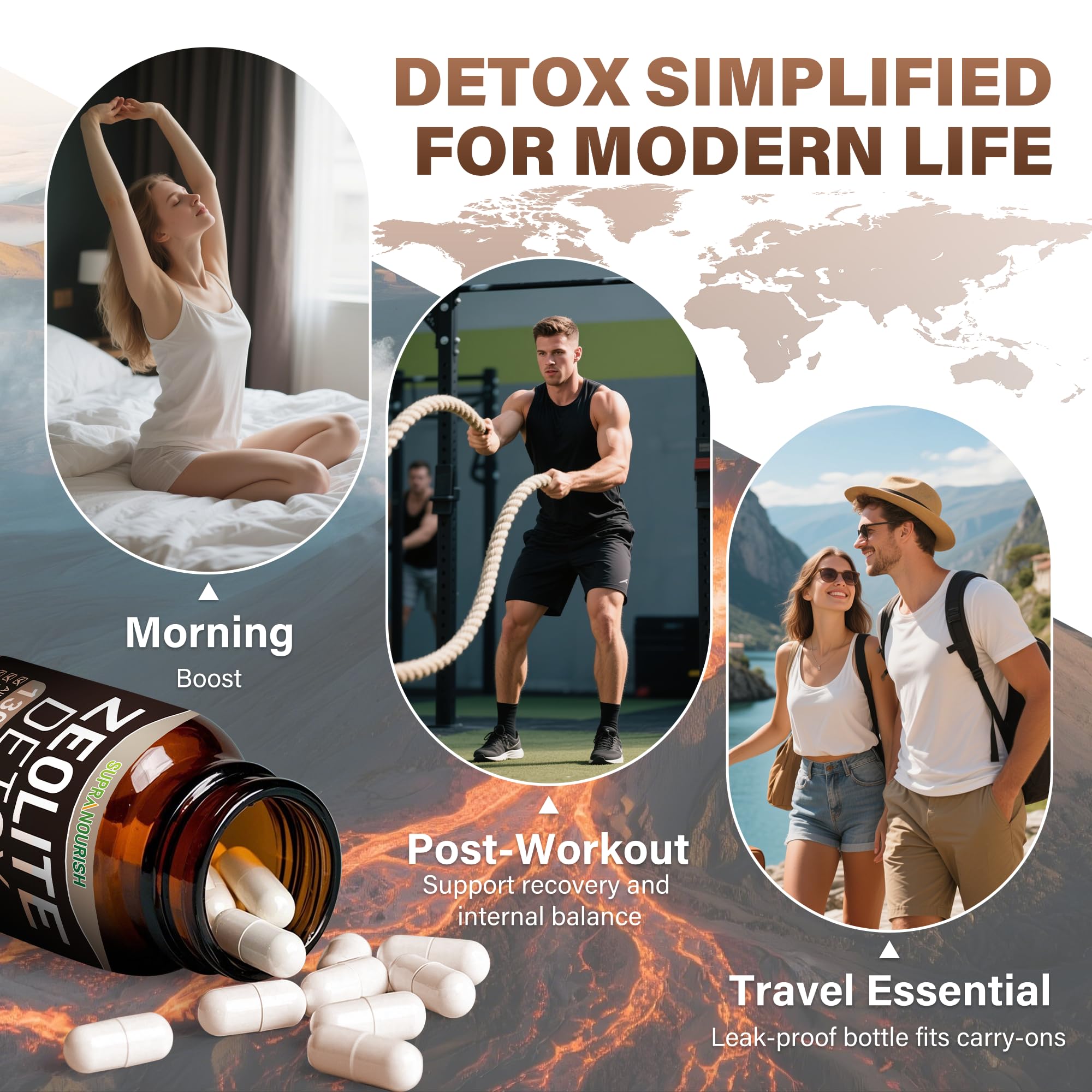 Milk thistle note on packaging suggesting holistic liver-support blend.