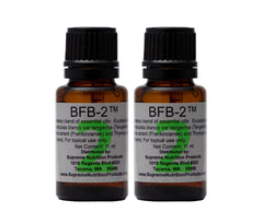 Supreme Nutrition BFB-2 essential oil bottle front, ideal for daily aromatherapy routines.