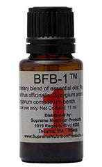Supreme Nutrition BFB-1 essential oil blend bottle ready for diffusing and blending
