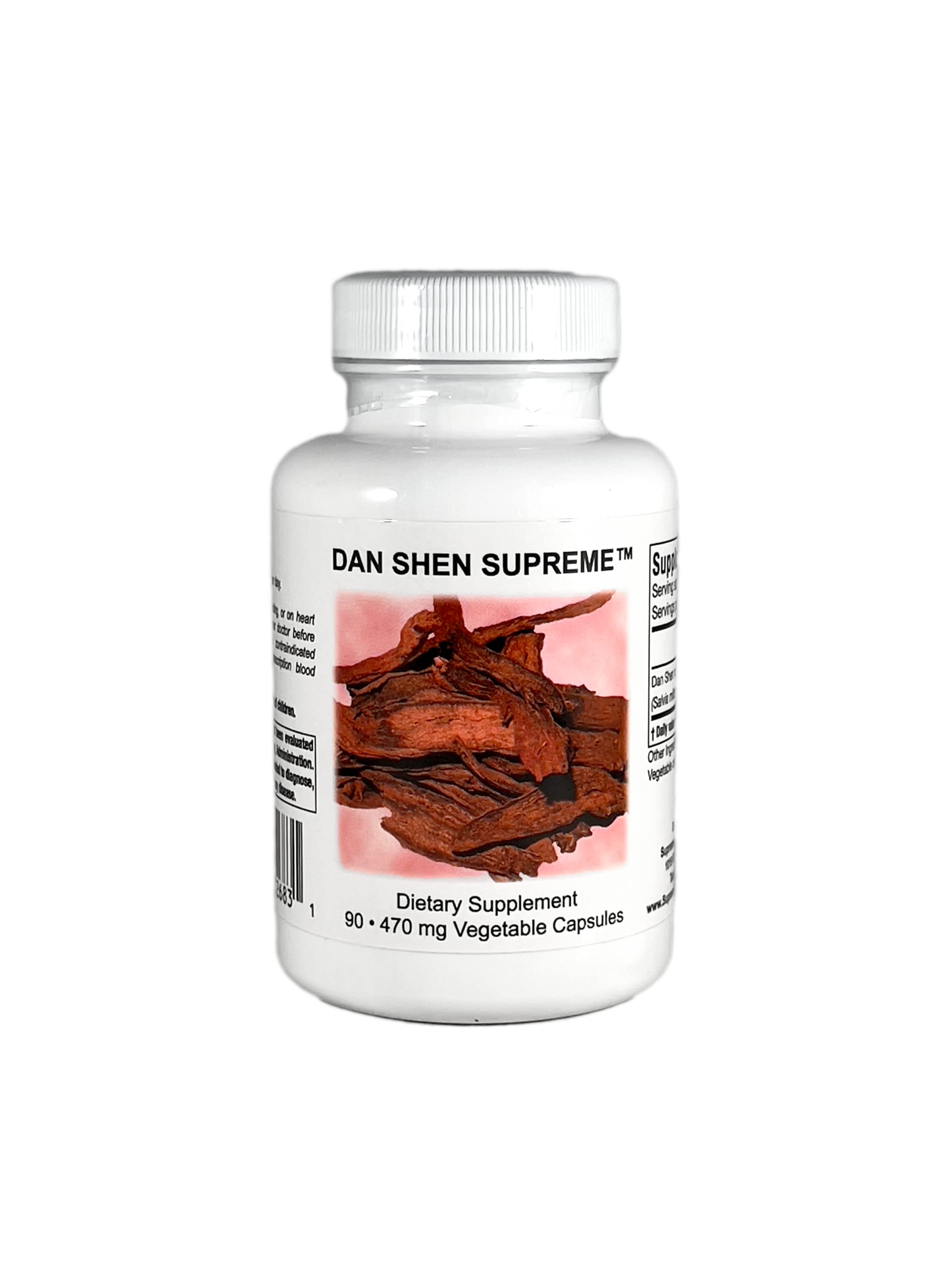 Supreme Nutrition Dan Shen Supreme bottle with red sage capsules for daily herbal support