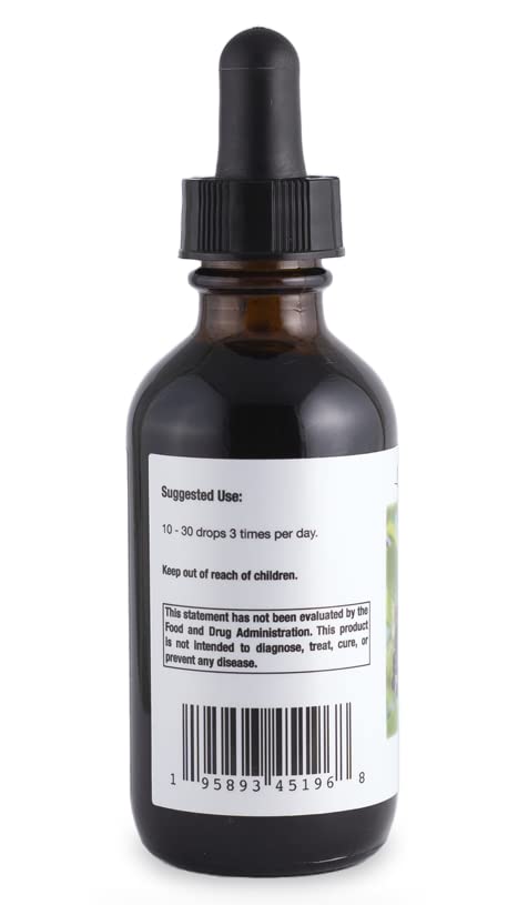 Pouring Supreme Nutrition Elderberry Tincture for easy daily dose.