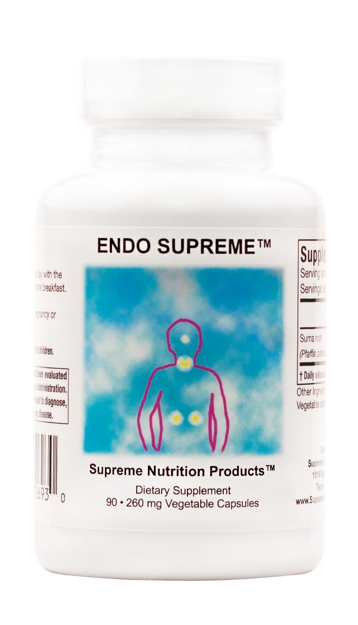 Supreme Nutrition Endo Supreme capsules in bottle for daily wellness.