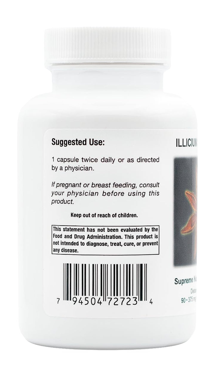 Capsulas en primer plano de Supreme Nutrition Illicium Supreme aptas para aromatizar bebidas