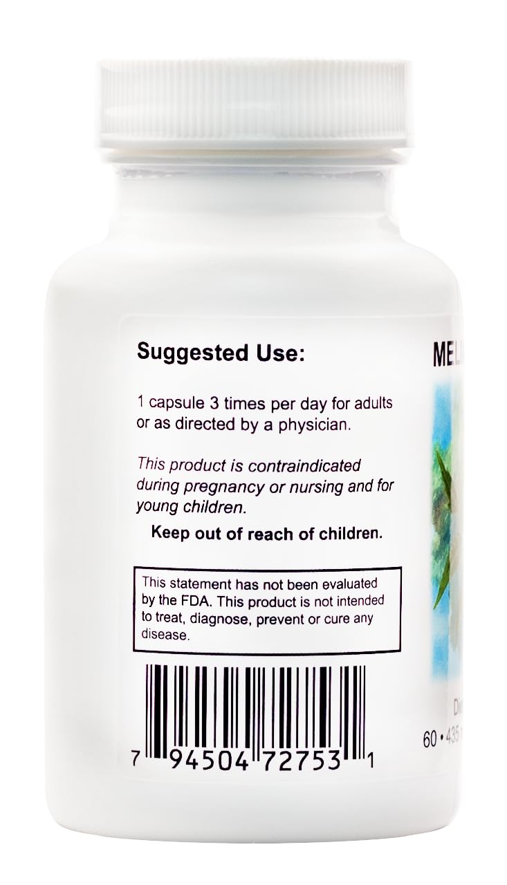 Supreme Nutrition Melia Supreme Neem Leaf capsules bottle, convenient vegetarian supplement for daily routine.
