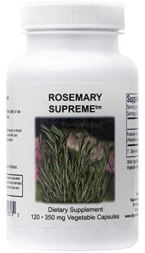 Supreme Nutrition Rosemary Supreme bottle with pure capsules for daily wellness.