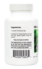 Supreme Nutrition bottle held in hand for scale showing capsule size and count
