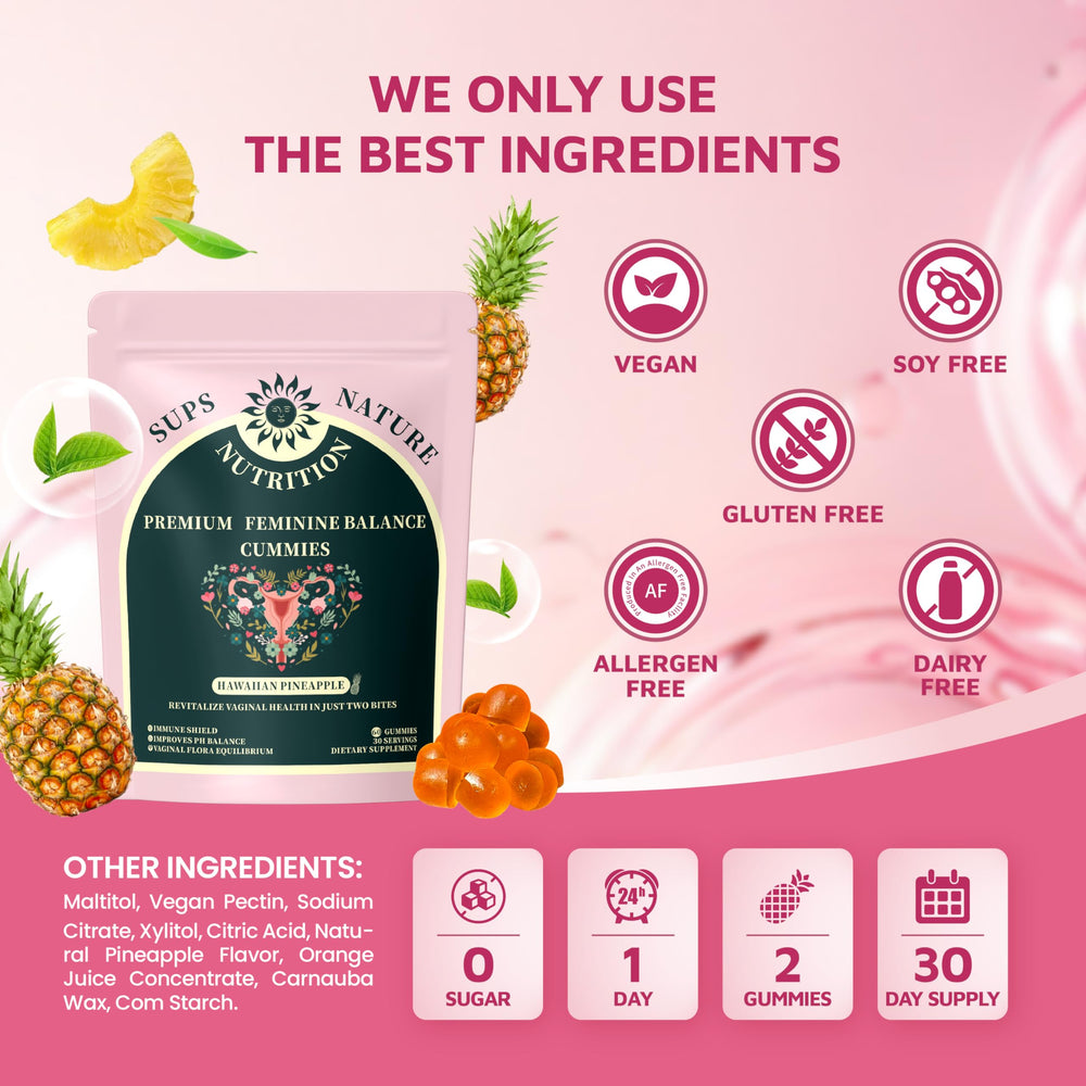 sups nature pineapple flavor close-up on gummies offers tropical taste.