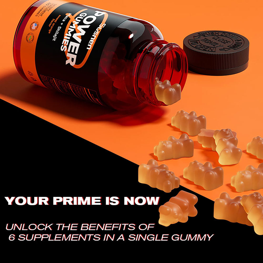 Susnen Power Gummies serving portion illustrating daily dosage