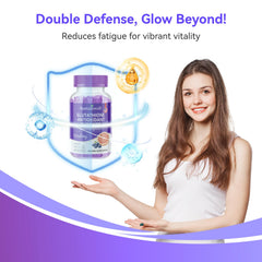 Marine collagen and vitamins in SustainWell gummies for potential skin and bone support.