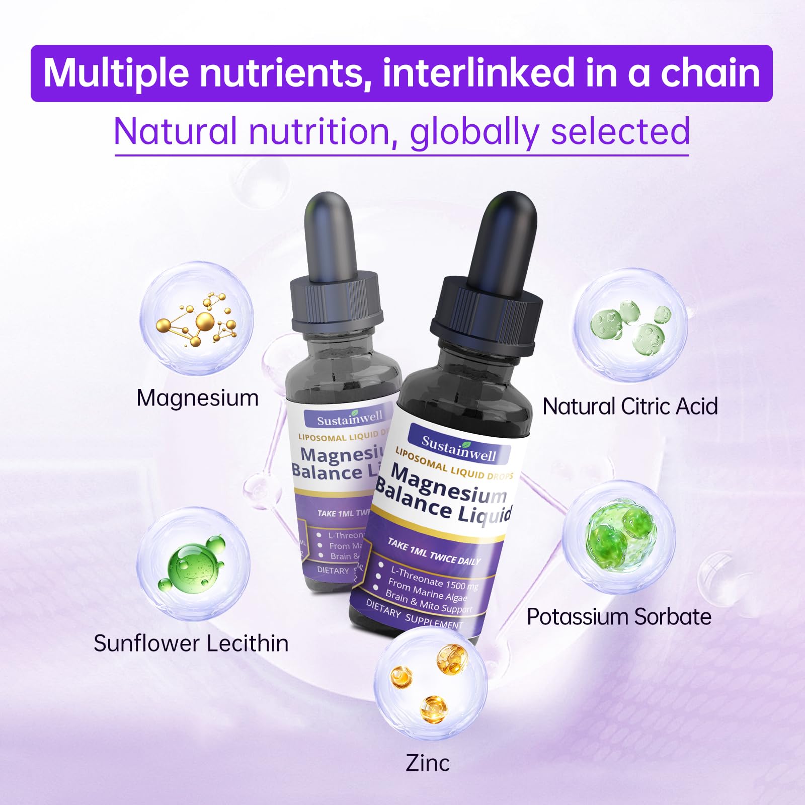 SustainWell drops showing precise dosing for consistent use
