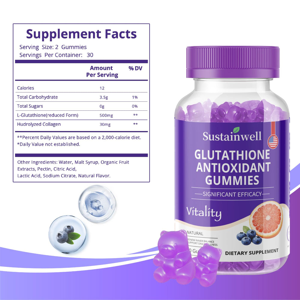 SustainWell gummies with plant based pectin appealing to vegan lifestyles.