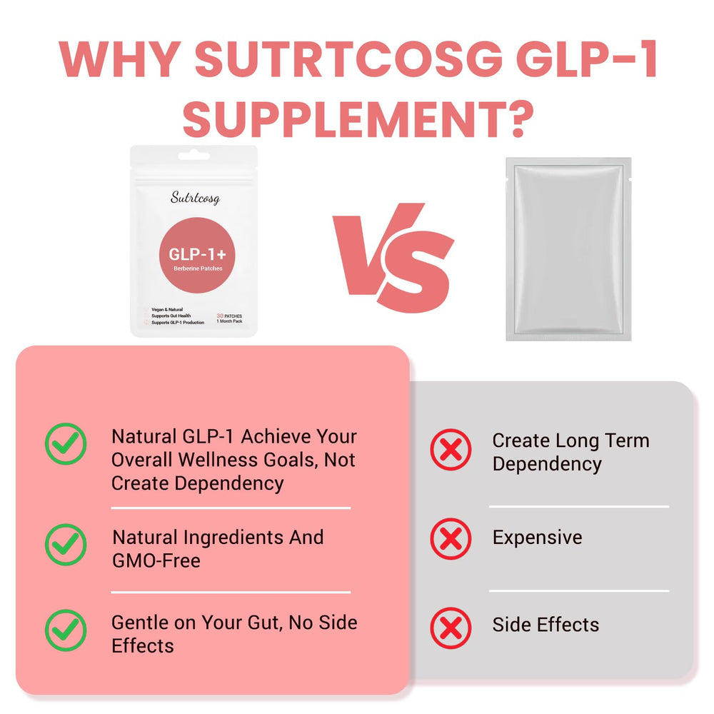 Sutrtcosg cinnamon GLP-1 patch applied for convenient daily routine.
