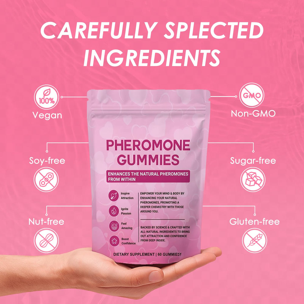SUUDUUL Pheromone Gummies with Fenugreek – natural wellness notes.