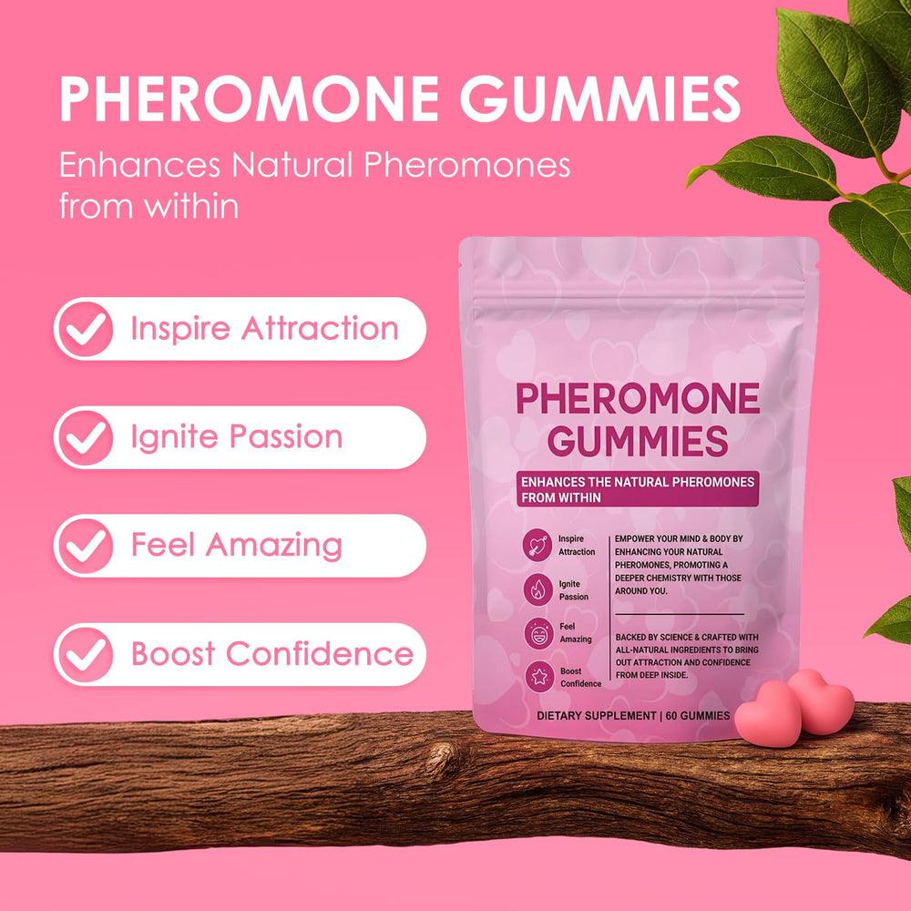 SUUDUUL Pheromone Gummies with Maca Root – supports balanced energy.