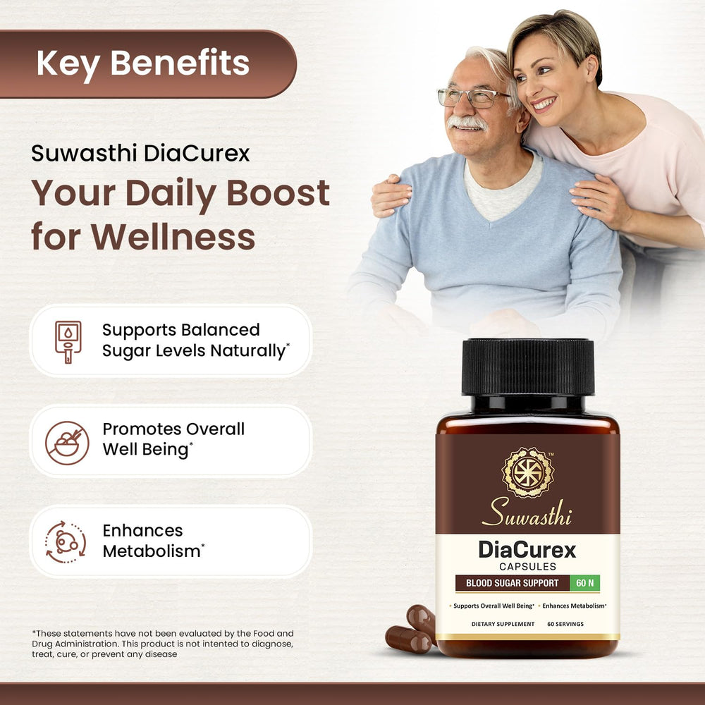 DiaCurex bitter melon leaf image suggests traditional balance and natural vitality